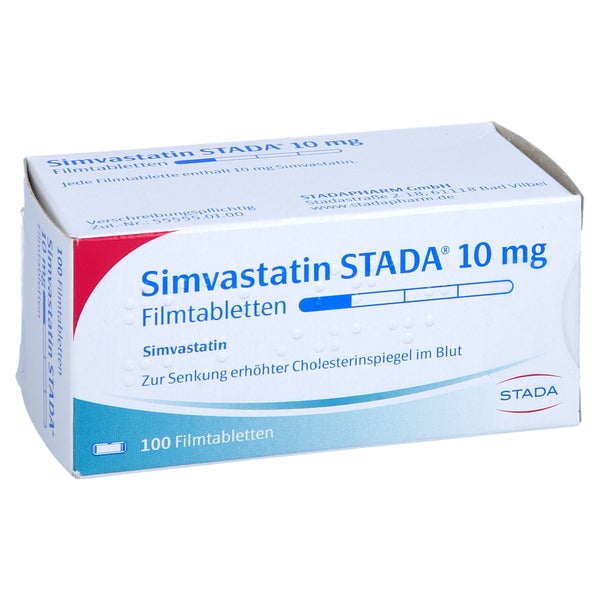 Simvastatin Stada 10 mg Filmtabletten 100 St