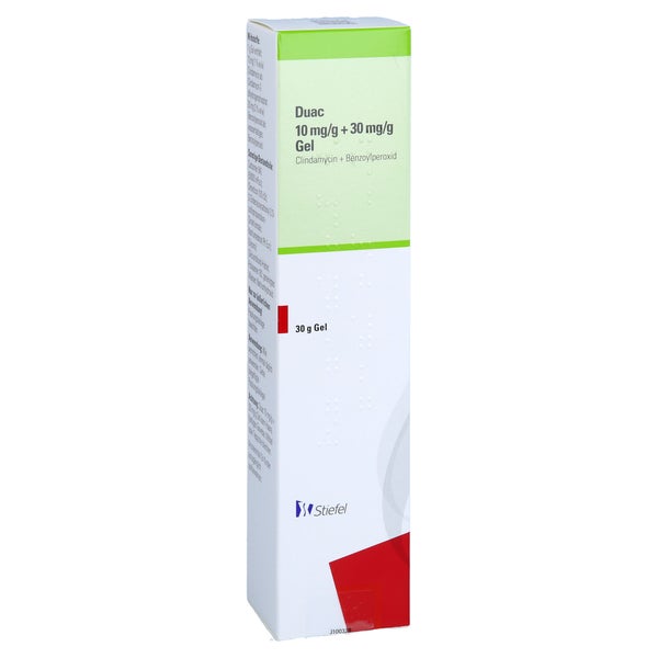 DUAC 10 mg/g + 30 mg/g Gel 30 g