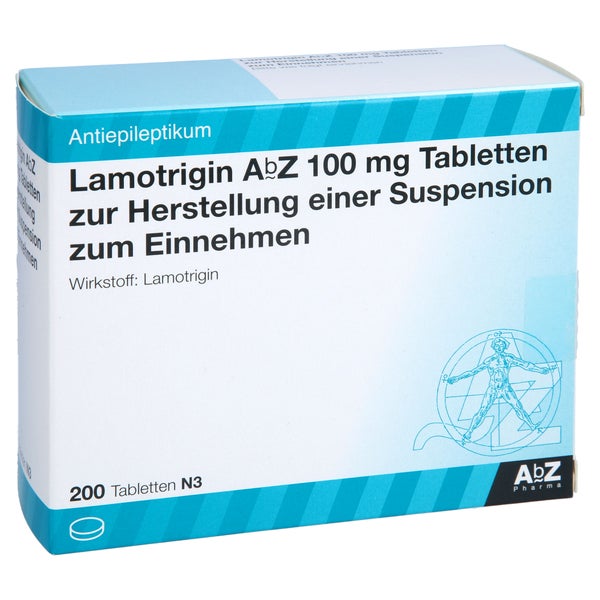 LAMOTRIGIN AbZ 100 mg Tbl.z.Herst.e.Susp.z.Einn. 200 St