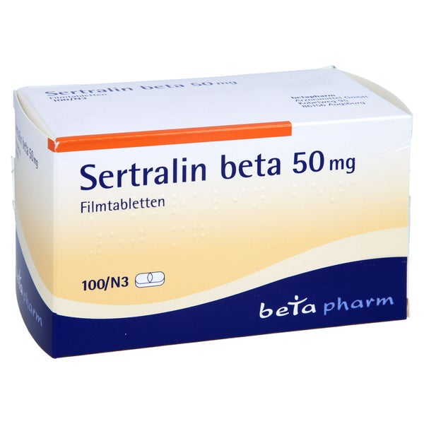 Sertralin beta 50 mg Filmtabletten 100 St