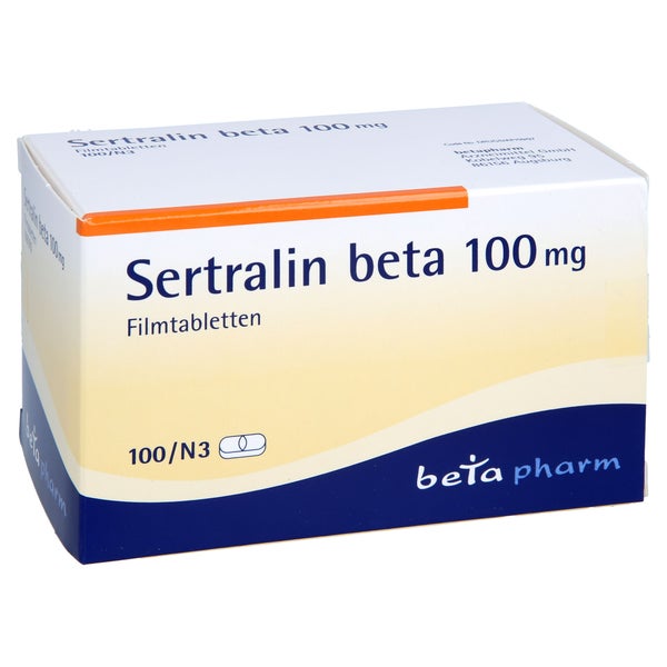 Sertralin beta 100 mg Filmtabletten 100 St