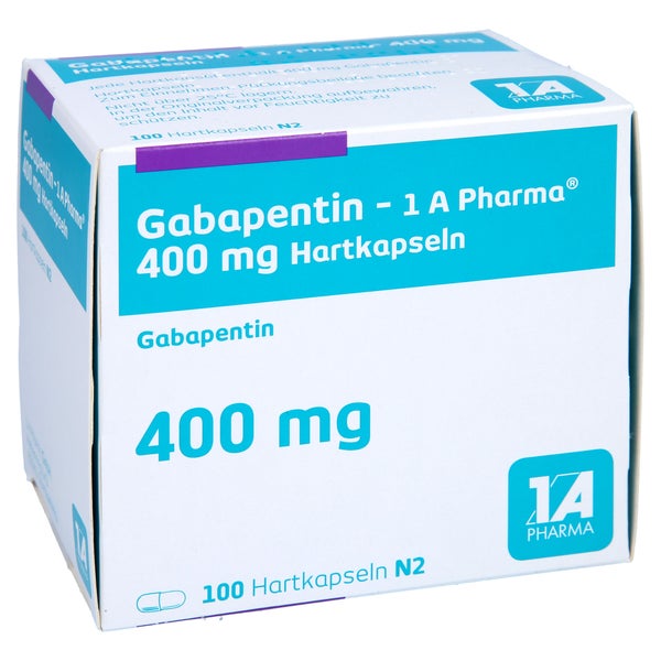 Gabapentin-1a Pharma 400 mg Hartkapseln 100 St