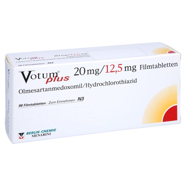Votum Plus 20/12,5 mg Filmtabletten 98 St