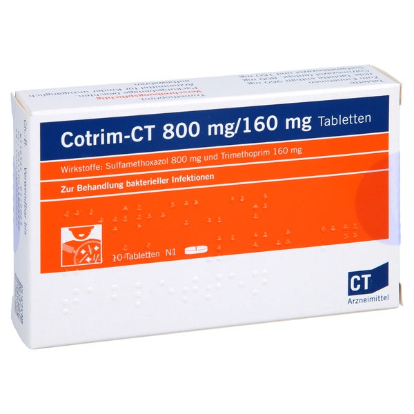Cotrim-ct 800 Mg/160 mg Tabletten 10 St