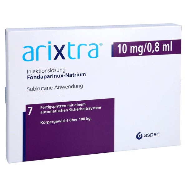 ARIXTRA 10 mg/0,8 ml Inj.-Lsg.i.e.Fertigspritze 7X0,8 ml