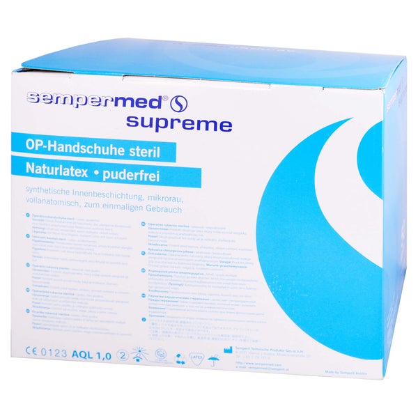 Sempermed Supreme Op-handsch.steril pude 50X2 St