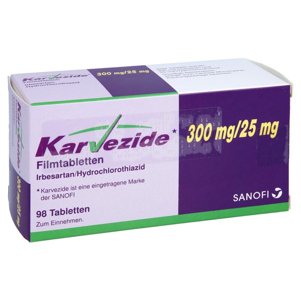 Karvezide 300 Mg/25 mg Filmtabletten 98 St