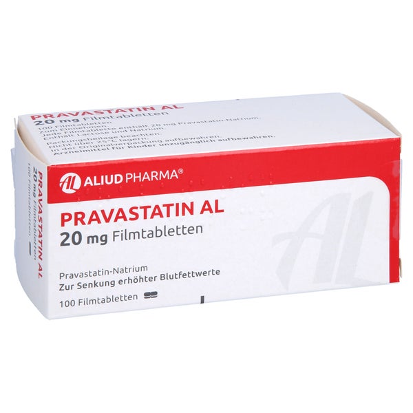 Pravastatin AL 20 mg Filmtabletten 100 St