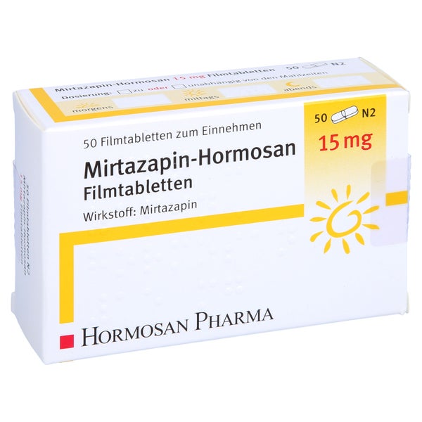 Mirtazapin Hormosan 15 mg Filmtabletten 50 St