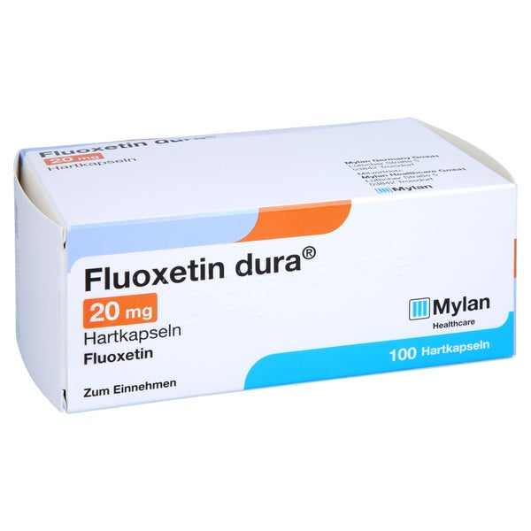 Fluoxetin dura 20 mg Hartkapseln 100 St