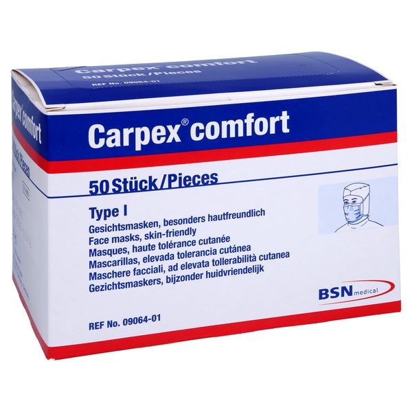 Carpex Comfort Typ 1 OP-Maske 50 St