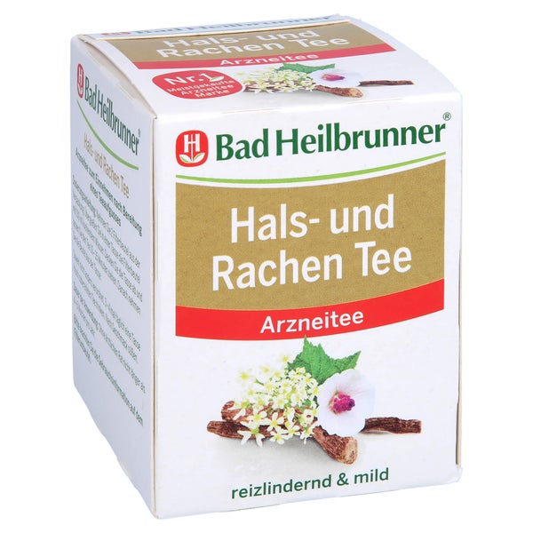 BAD Heilbrunner Hals- und Rachen Tee Fil 8X1,75 g