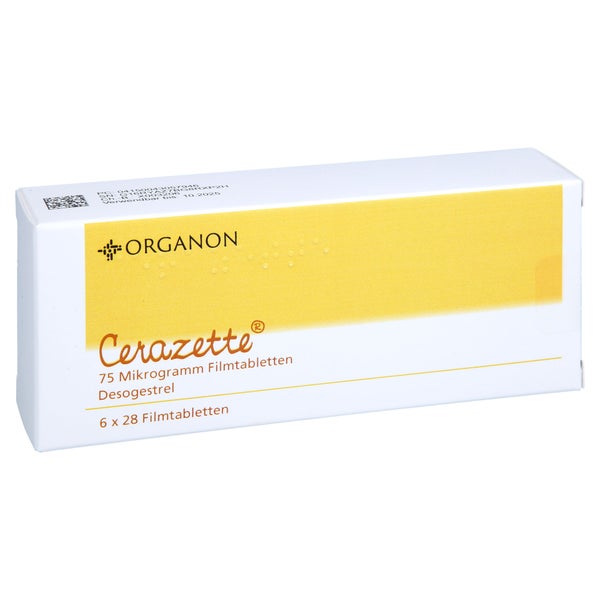 Cerazette Filmtabletten 6X28 St