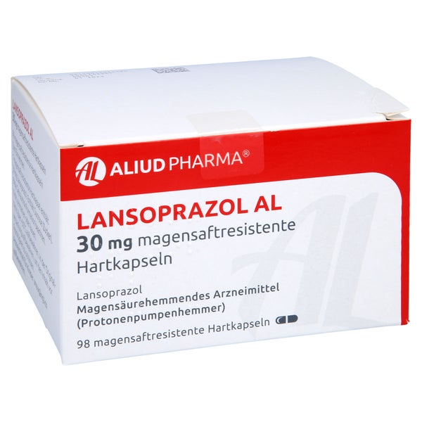 LANSOPRAZOL AL 30 mg magensaftresistente Hartkaps. 98 St