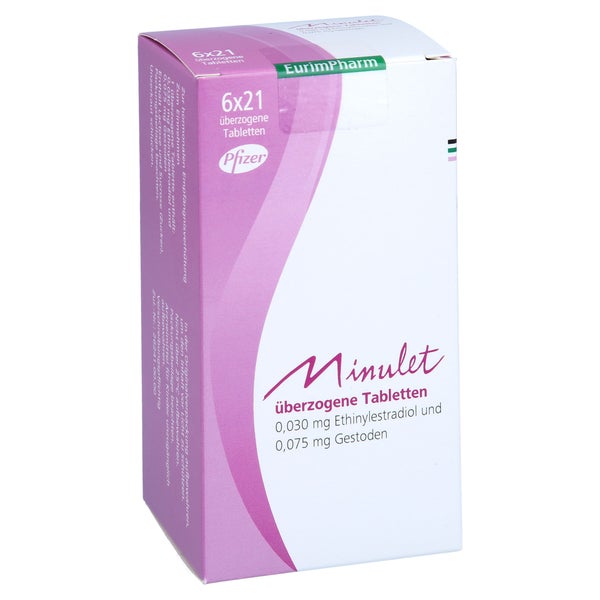 Minulet Überzogene Tabletten 6X21 St