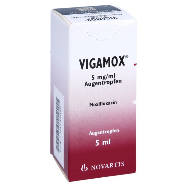 Vigamox 5 Mg/ml Augentropfen 5 ml