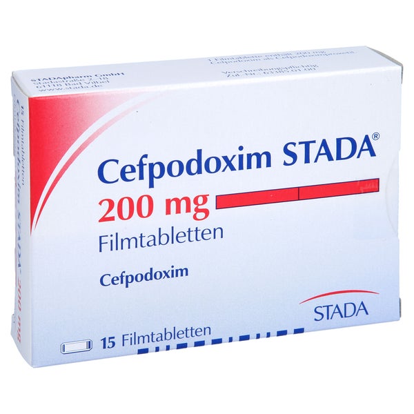 Cefpodoxim Stada 200 mg Filmtabletten 15 St