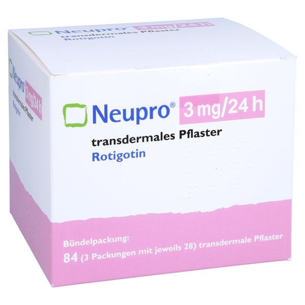 Neupro 3 Mg/24 h transdermale Pflaster 84 St