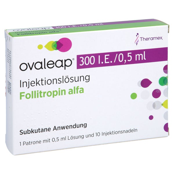 OVALEAP 300 I.E./0,5 ml Zyl.Amp.+ 10 Pen Inj.Nad. 1 St