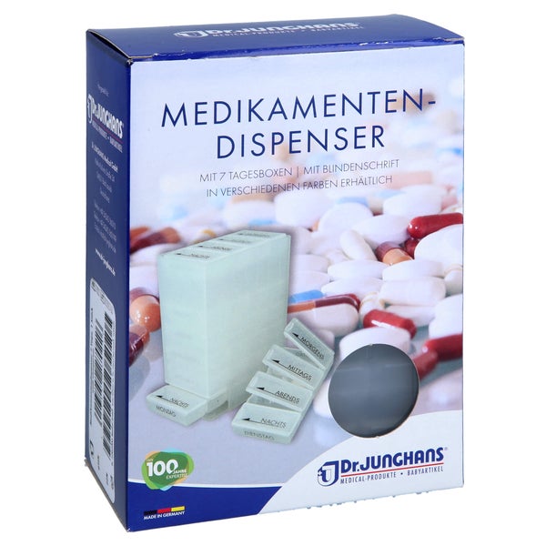 Medikamentendispenser 7 Tage weiß trans. 1 St