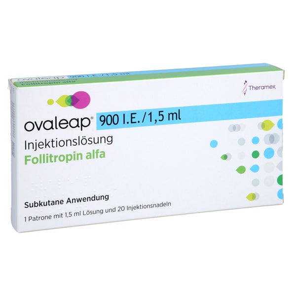 OVALEAP 900 I.E./1,5 ml Zyl.Amp.+ 20 Pen Inj.Nad. 1 St