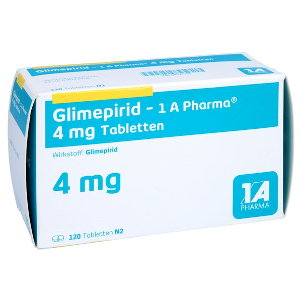 Glimepirid-1a Pharma 4 mg Tabletten 120 St