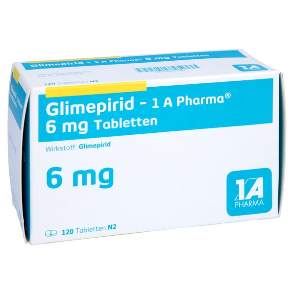 Glimepirid-1a Pharma 6 mg Tabletten 120 St