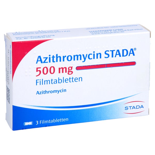 Azithromycin Stada 500 mg Filmtabletten 3 St