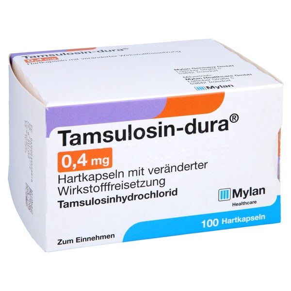 TAMSULOSIN dura 0,4 mg Hartk.m.veränd.Wst.-Frs. 100 St