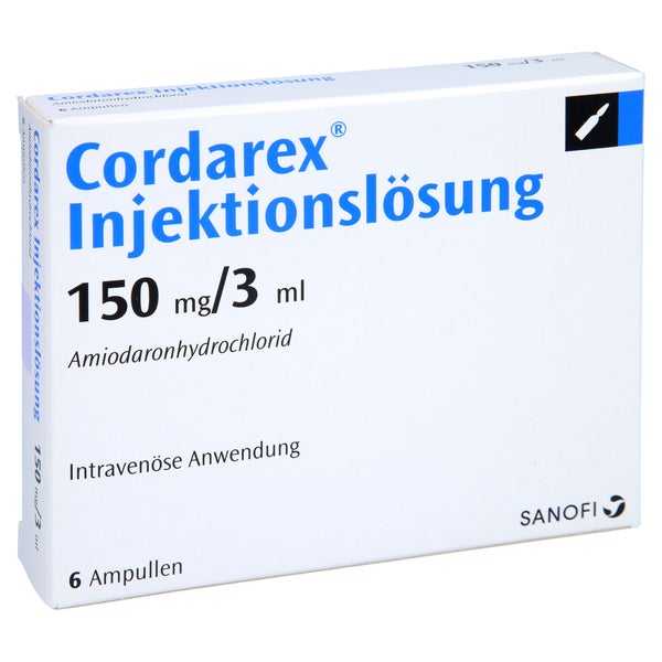 Cordarex Injektionslösung Ampullen 6X3 ml