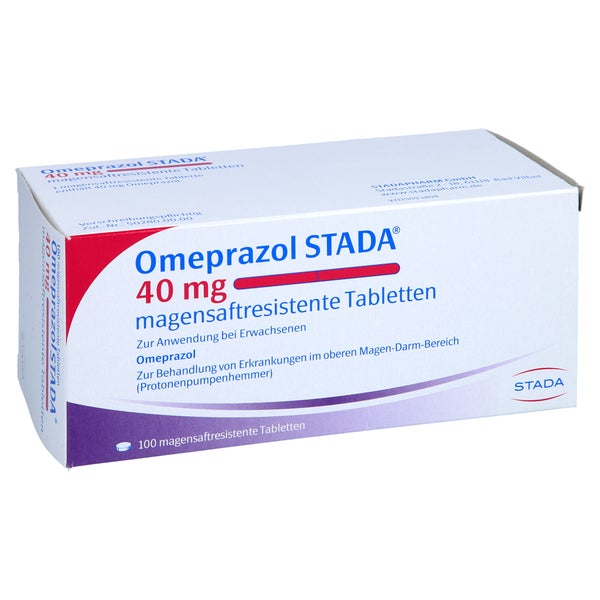 OMEPRAZOL STADA 40 mg magensaftres.Tabletten 100 St
