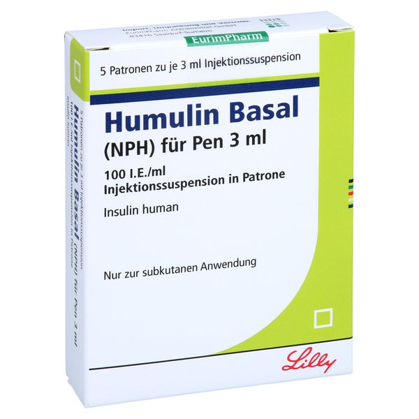HUMULIN Basal NPH f.Pen Injektionssuspension 5X3 ml