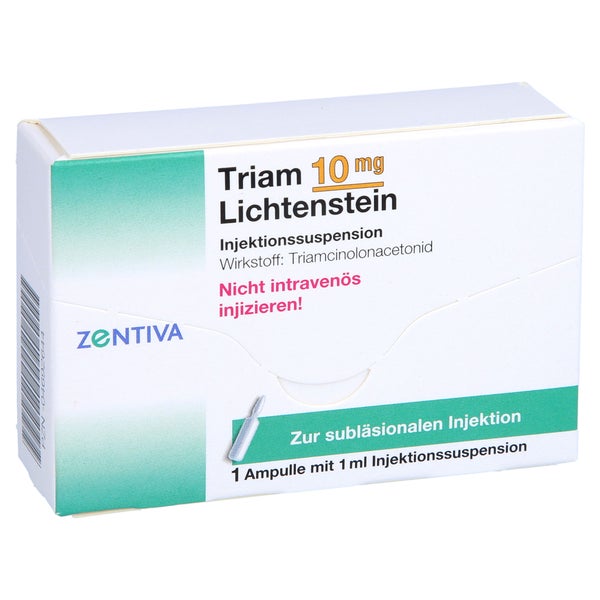 TRIAM 10 Lichtenstein Kristallsuspension Ampullen 1X1 ml