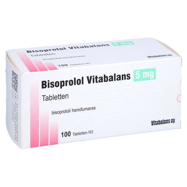 Bisoprolol Vitabalans 5 mg Tabletten 100 St