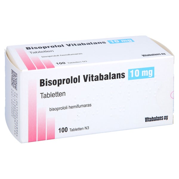 Bisoprolol Vitabalans 10 mg Tabletten 100 St