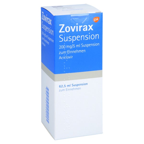 Zovirax Suspension zum Einnehmen 62,5 ml