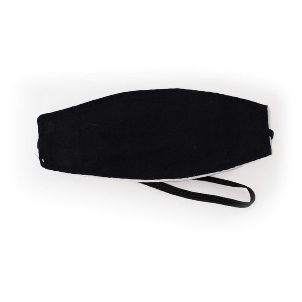 Augenbinde oval M.gummiband schwarz 1 St