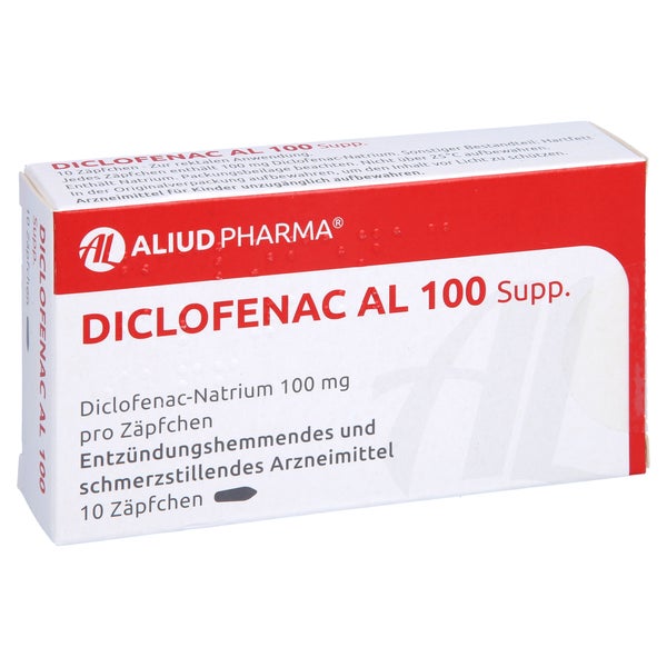 Diclofenac AL 100 Suppositorien 10 St
