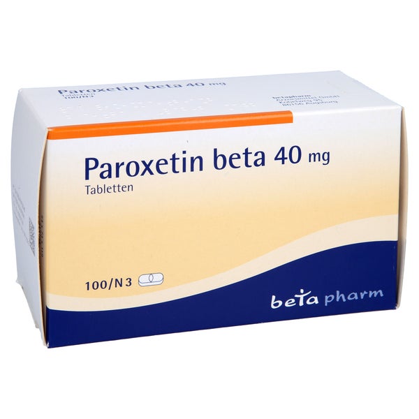 Paroxetin beta 40 mg Tabletten 100 St