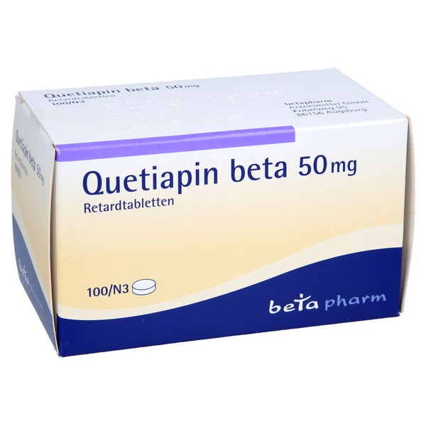 Quetiapin beta 50 mg Retardtabletten 100 St
