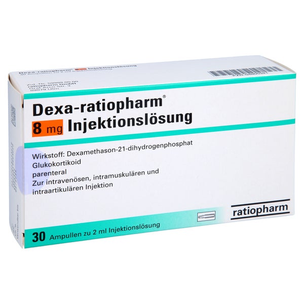 DEXA-RATIOPHARM 8 mg Injektionslösung Ampullen 30 St