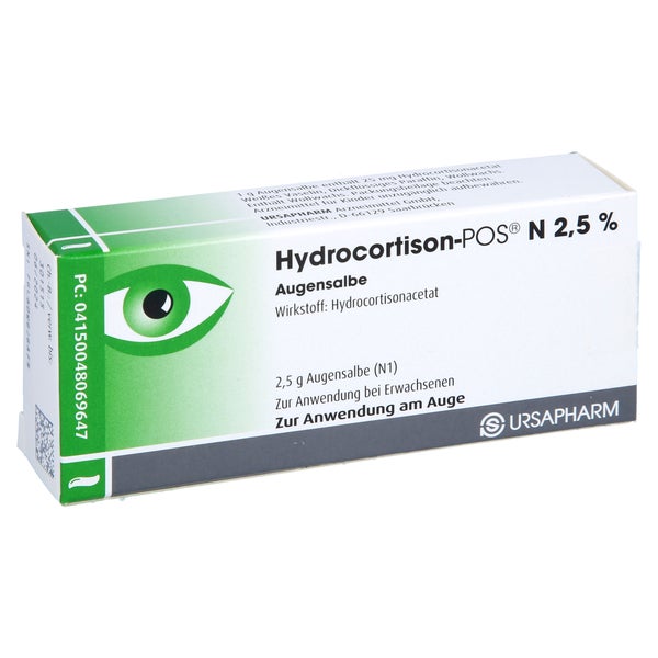 Hydrocortison POS N 2,5% Augensalbe 2,5 g