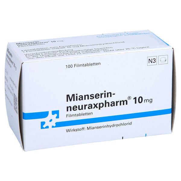 MIANSERIN-neuraxpharm 10 mg Filmtabletten 100 St