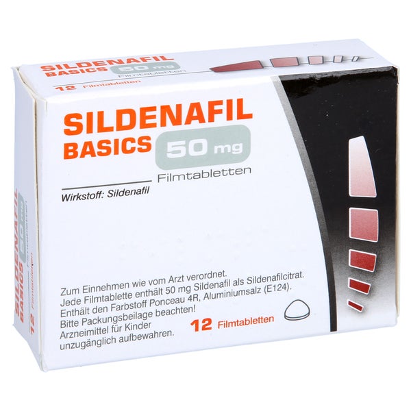 Sildenafil Basics 50 mg Filmtabletten 12 St