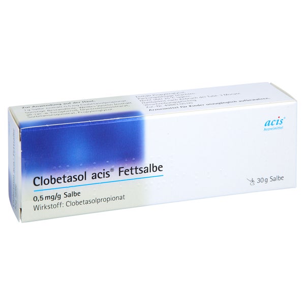Clobetasol acis Fettsalbe 30 g