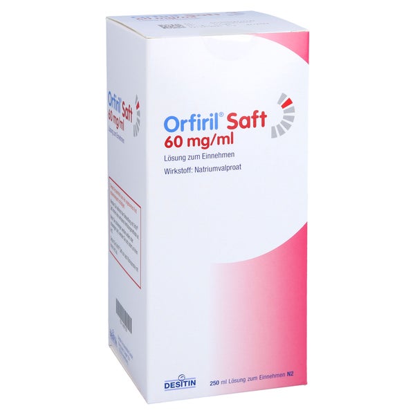 ORFIRIL Saft 60 mg/ml Lösung zum Einnehmen 250 ml