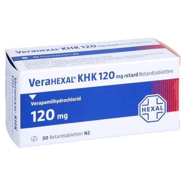 Verahexal KHK 120 mg retard Tabl. 50 St