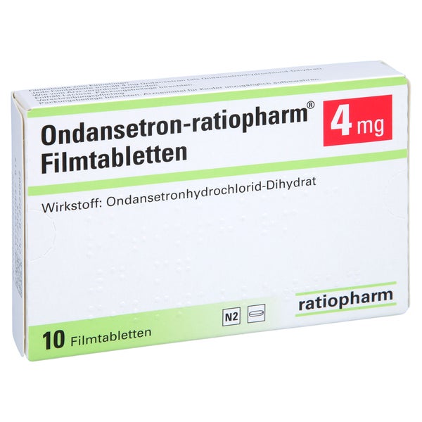 ONDANSETRON-ratiopharm 4 mg Filmtabletten 10 St