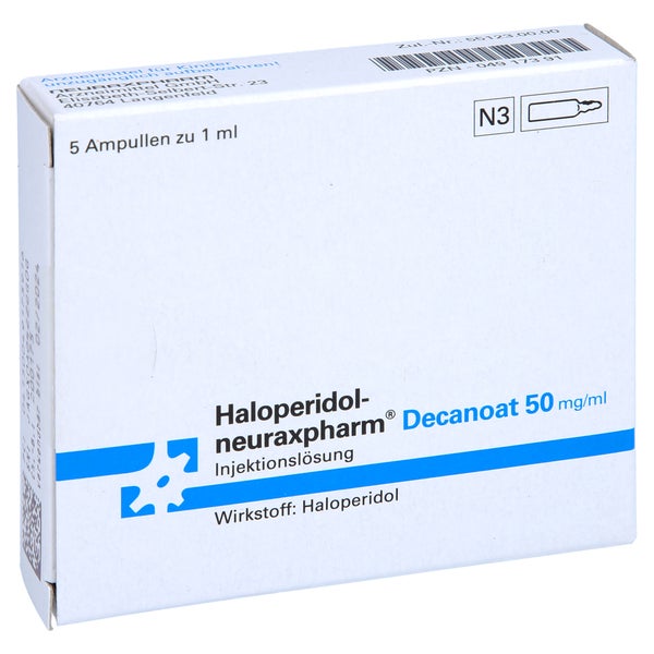 HALOPERIDOL-neuraxp. Decanoat 50mg/ml Inj.-Lsg. 5X1 ml