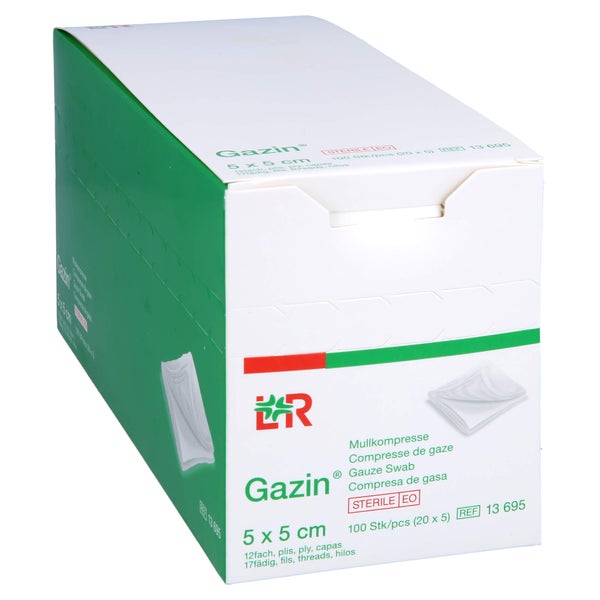 Gazin Mullkompressen 5x5 cm steril 12fach 20X5 St